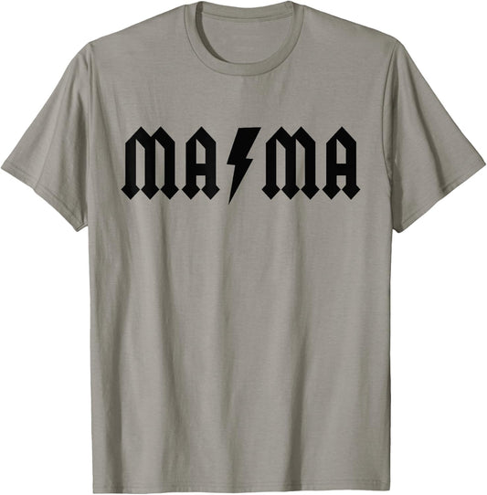 Rock n Roll Mama Birthday Rock Star Matching Family T-Shirt - T-Shirt | Sand