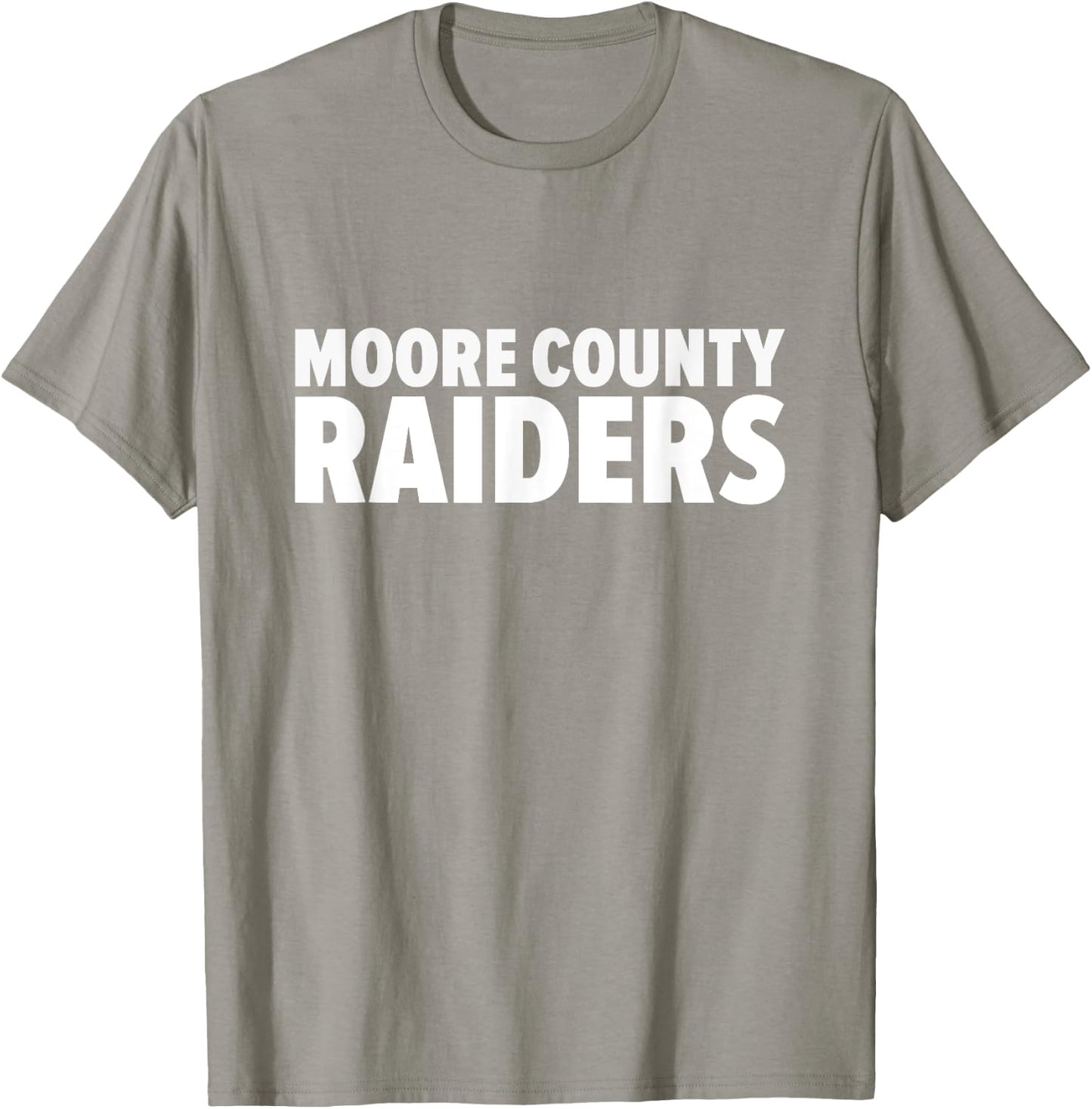 Moore County Raiders Bold T-Shirt - T-Shirt | Sand
