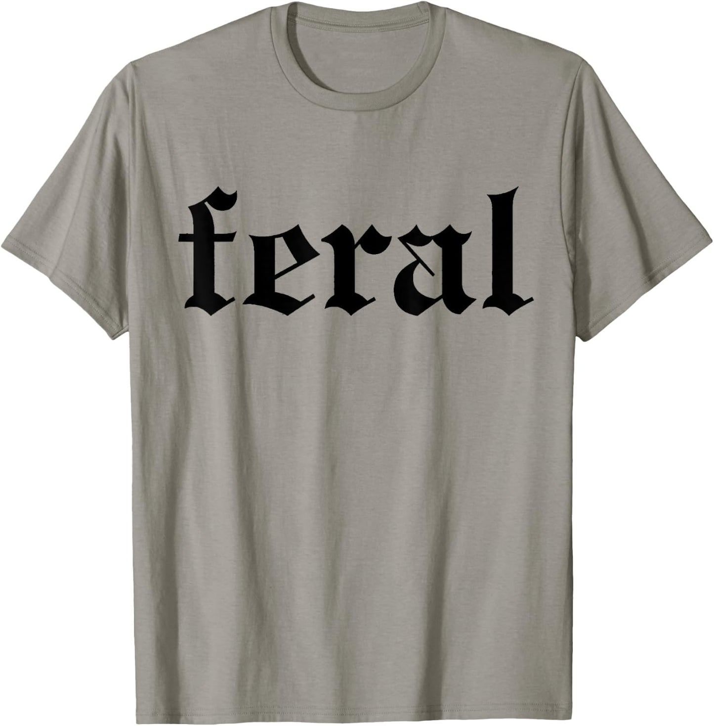 FERAL white T-Shirt - T-Shirt | Sand