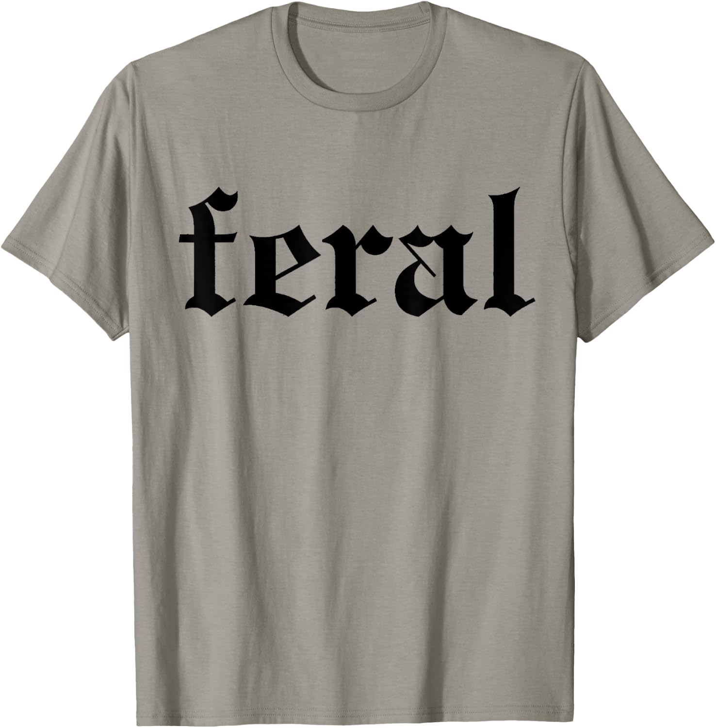 FERAL white T-Shirt - T-Shirt | Sand