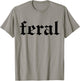 FERAL white T-Shirt - T-Shirt | Sand