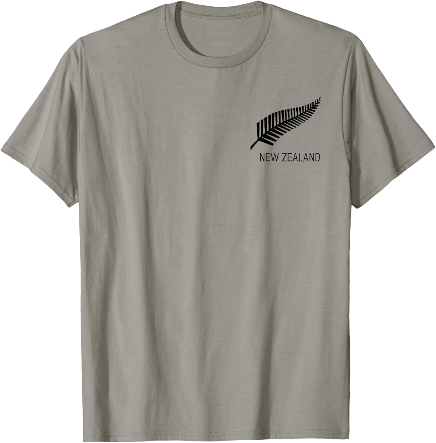 Black New Zealand Fern Shirt Black Proud Kiwi NZ Rugby T-Shirt - T-Shirt | Sand