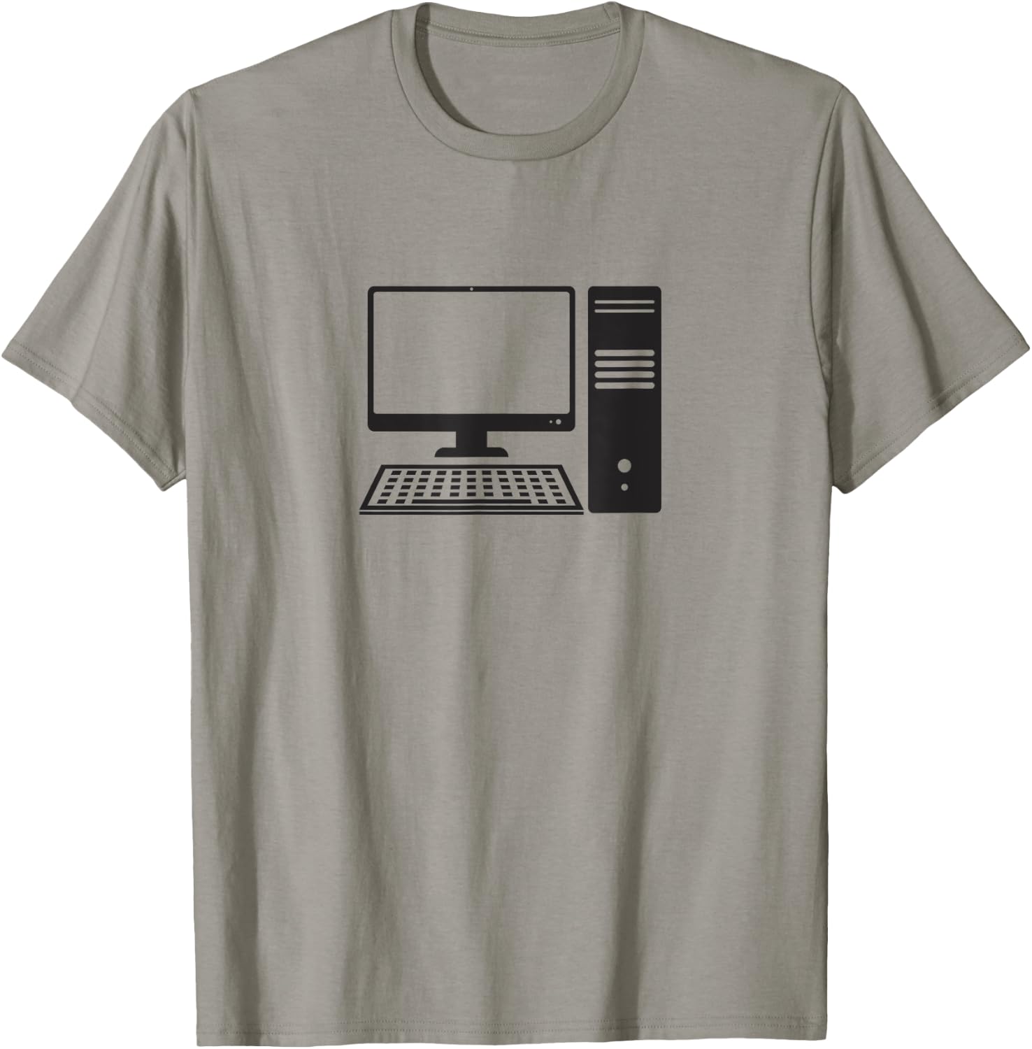 Desktop Computer T-Shirt - T-Shirt | Sand