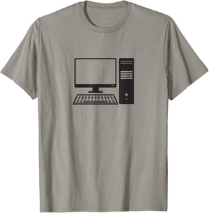 Desktop Computer T-Shirt - T-Shirt | Sand