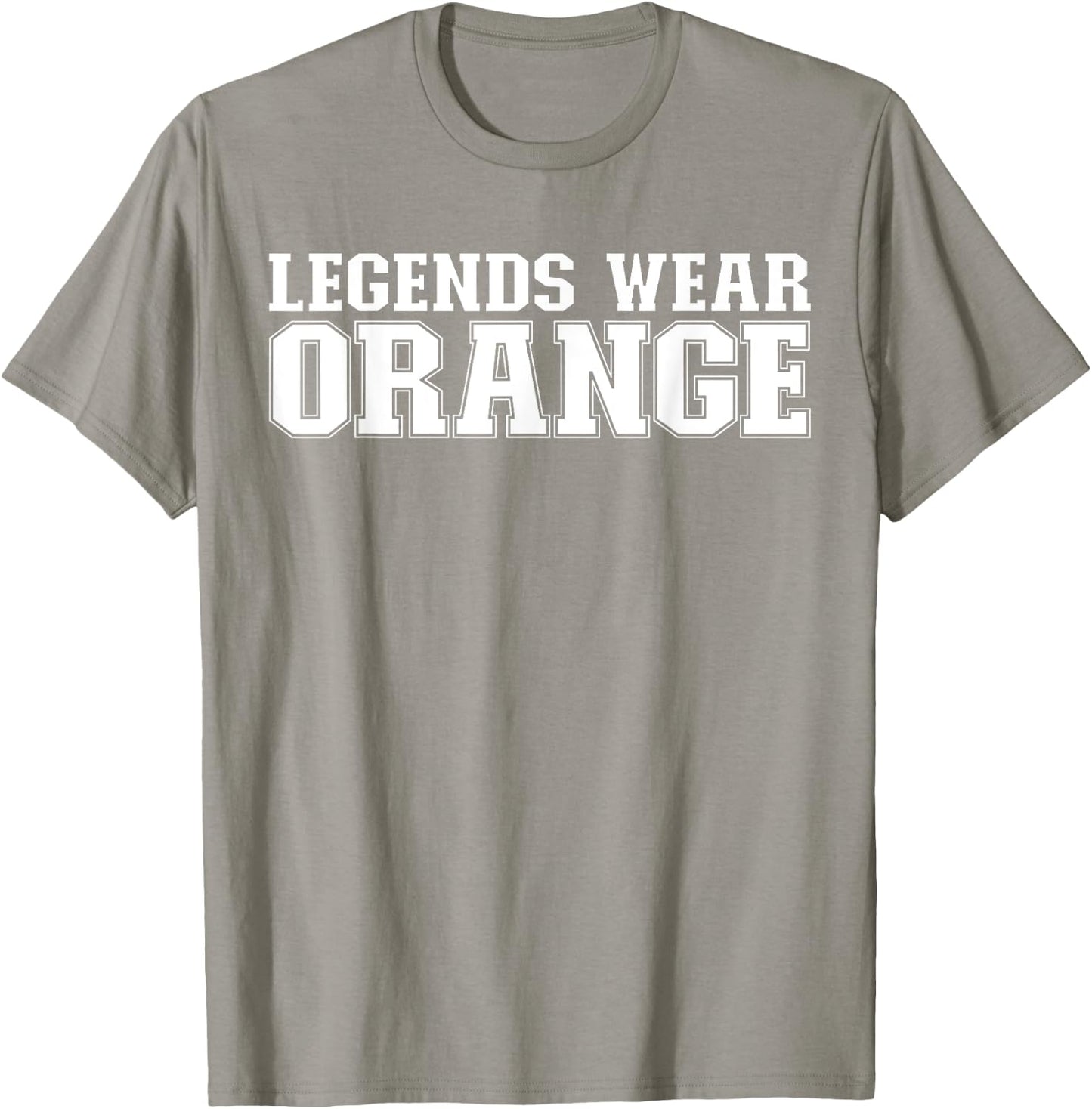 Legends Wear Orange Spirit Wear Team Game Color War Funny T-Shirt - T-Shirt | Sand