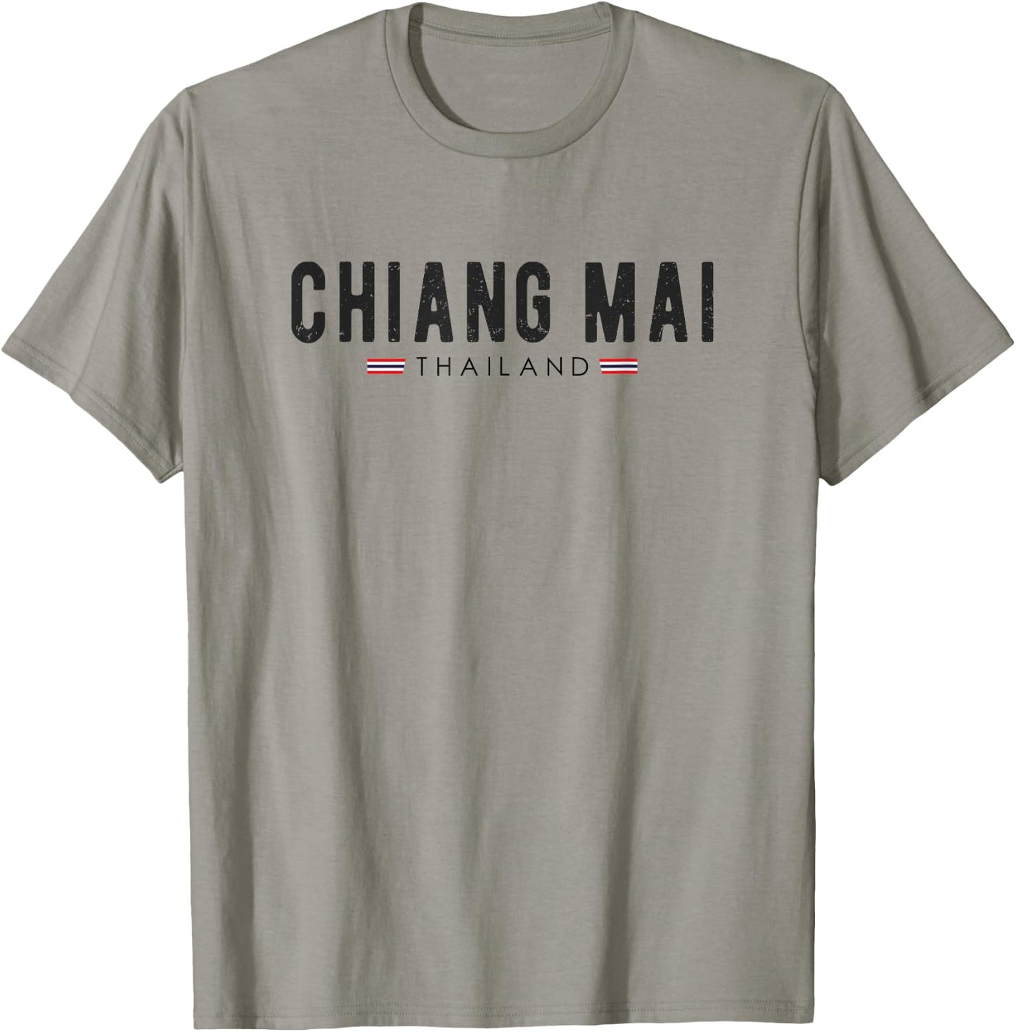 Vintage Chiang Mai Thailand Vacation | Thailand Lover T-Shirt - T-Shirt | Sand
