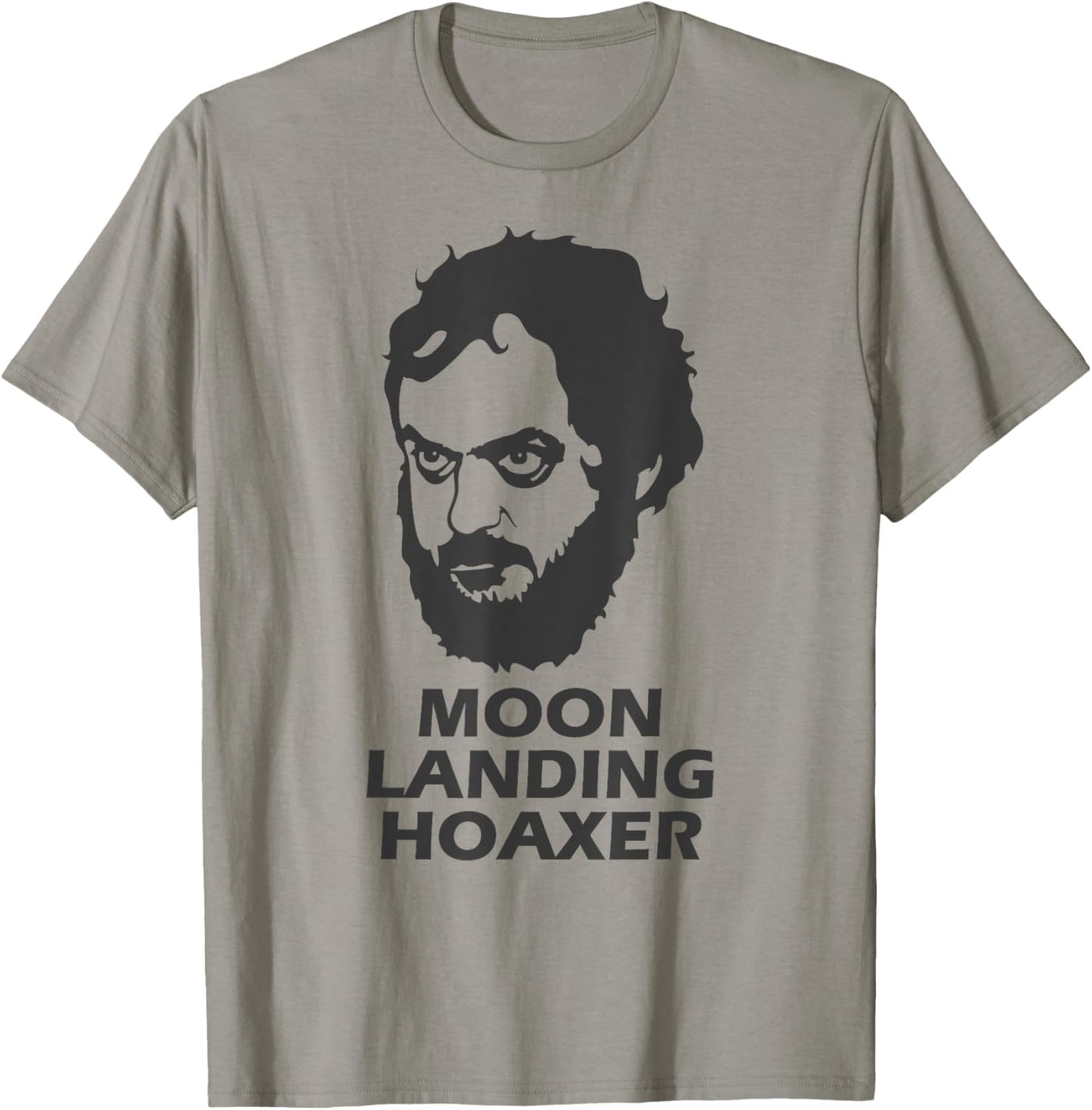 Moon Landing Hoaxer Conspiracy T-Shirt - T-Shirt | Sand