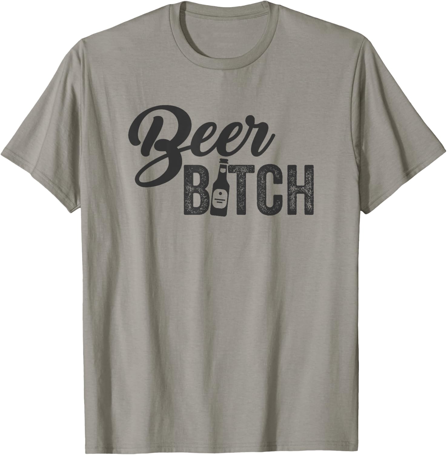 Beer Bitch Craft Brew Pub Micro Brew Ale Drinking Meme T-Shirt - T-Shirt | Sand