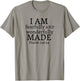 I AM fearfully AND wonderfully MADE - Psalm 139:14 T-Shirt - T-Shirt | Sand
