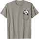 Panda Lovers Cute Funny Panda In Pocket T-Shirt - T-Shirt | Sand