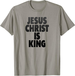 Jesus Christ is King, Jesus T-Shirt - T-Shirt | Sand