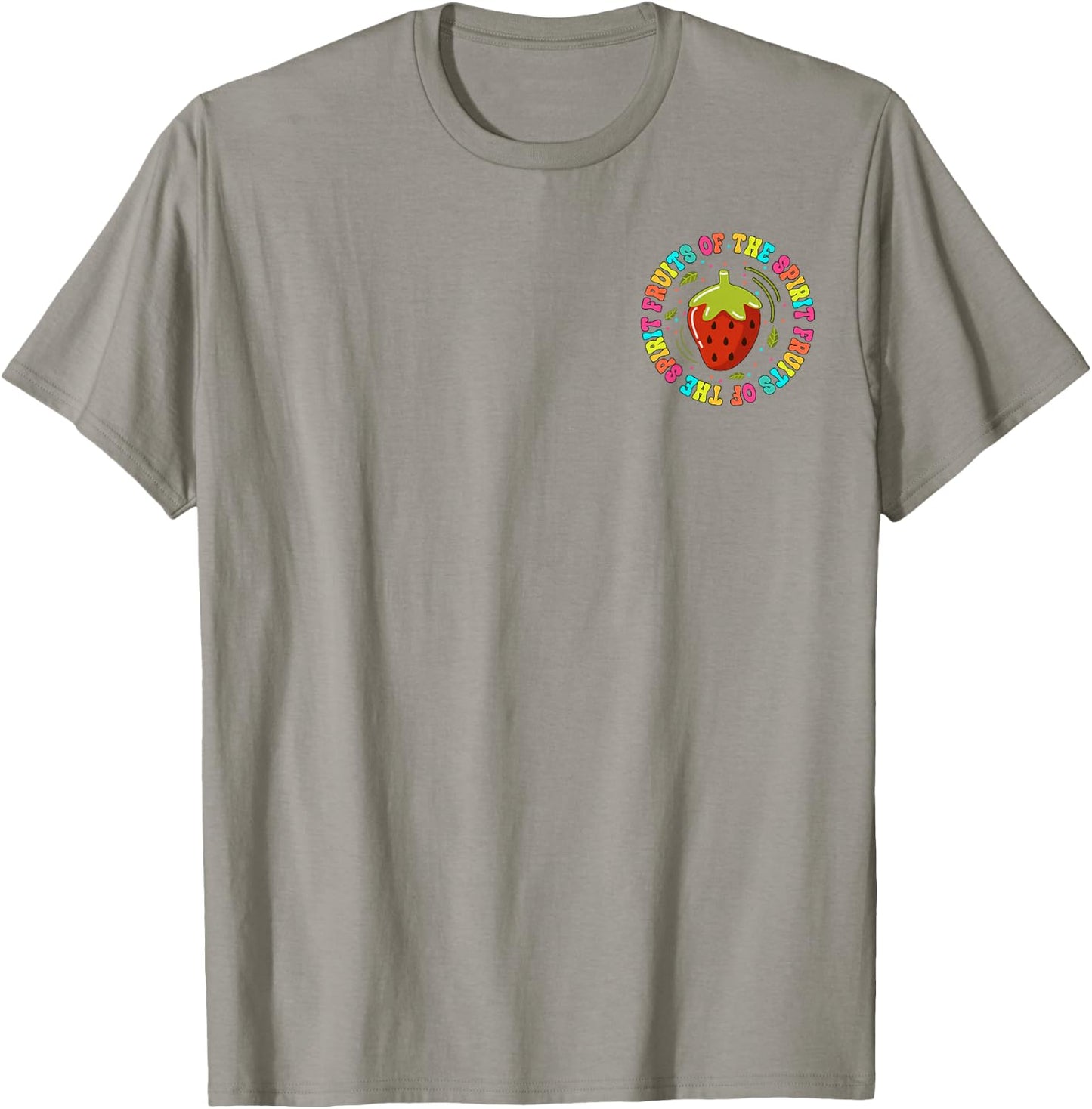 Fruits Of The Spirit, Funny Christian Summer, Front And Back Women T-Shirt - T-Shirt | Sand