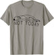 Greyhound Not Today Funny Sighthound Greyhound Mom T-Shirt - T-Shirt | Sand