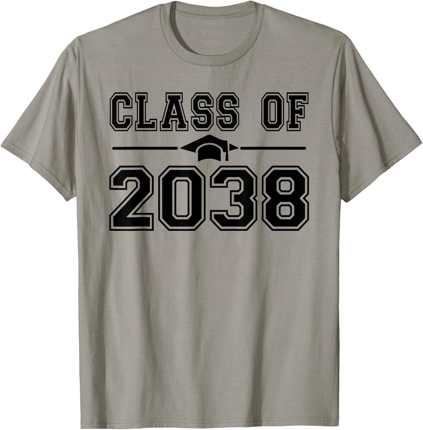 Class of 2038 Graduate 2038 Grow With Me First Day of School T-Shirt - T-Shirt | Sand