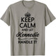 KEEP CALM AND LET KENNEDIE Handle It | Funny Name Gift T-Shirt - T-Shirt | Sand