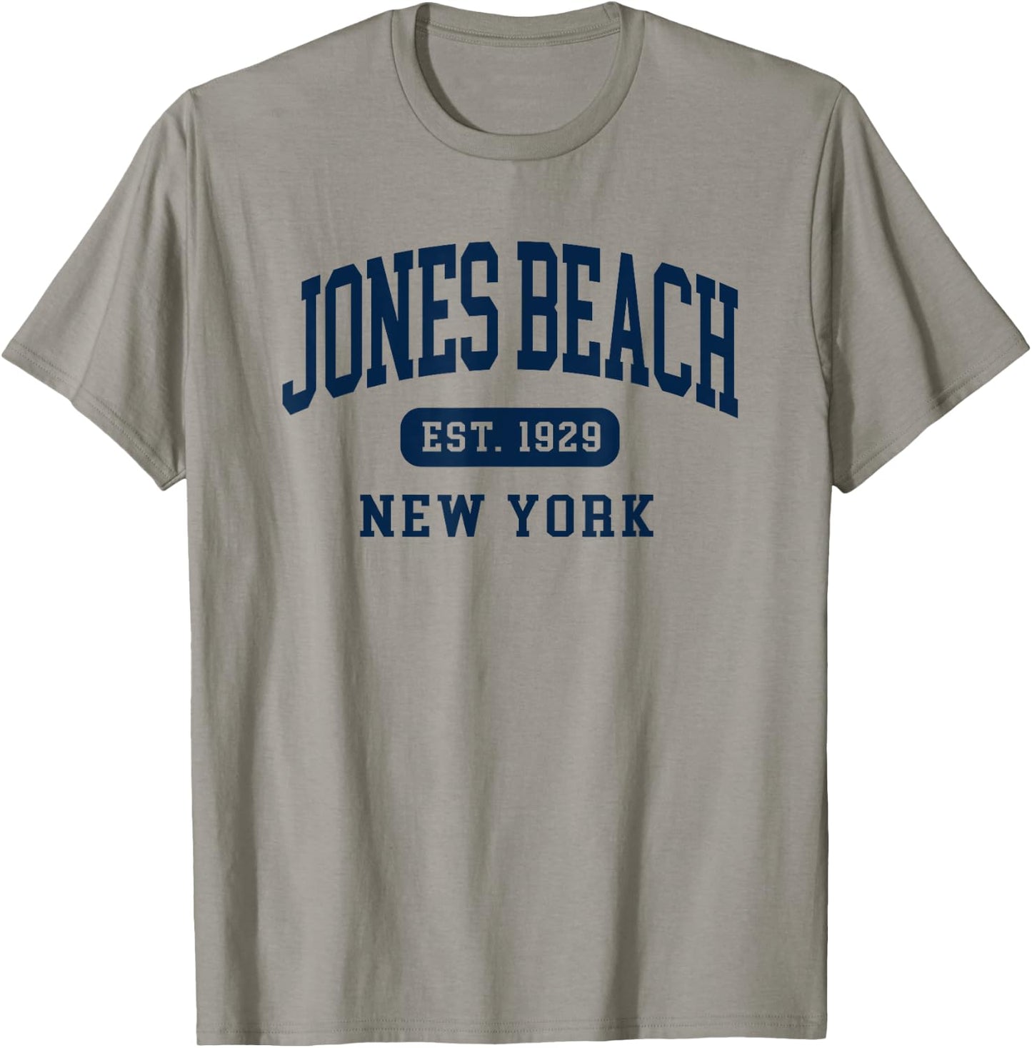 Jones Beach New York Retro Est 1929 Vintage Souvenir T-Shirt - T-Shirt | Sand