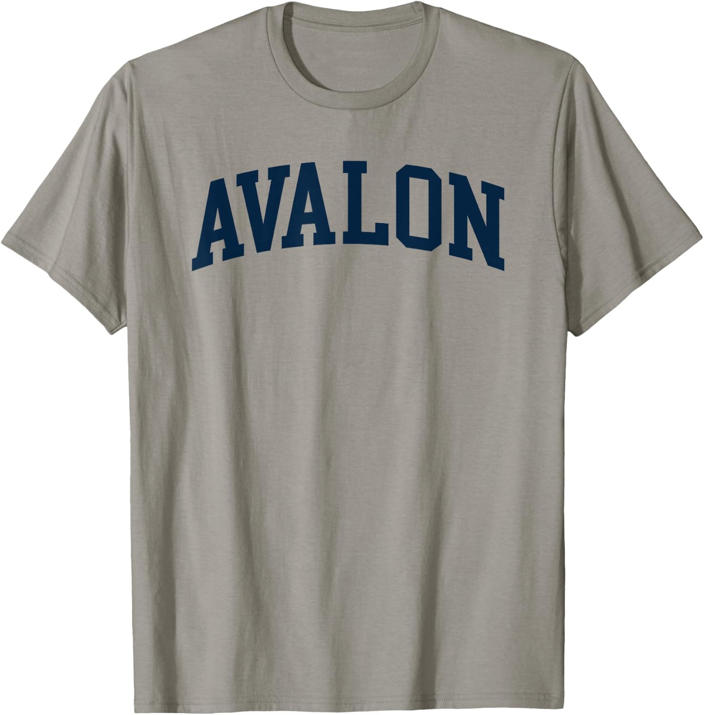 Avalon New Jersey Retro Preppy Throwback T-Shirt - T-Shirt | Sand