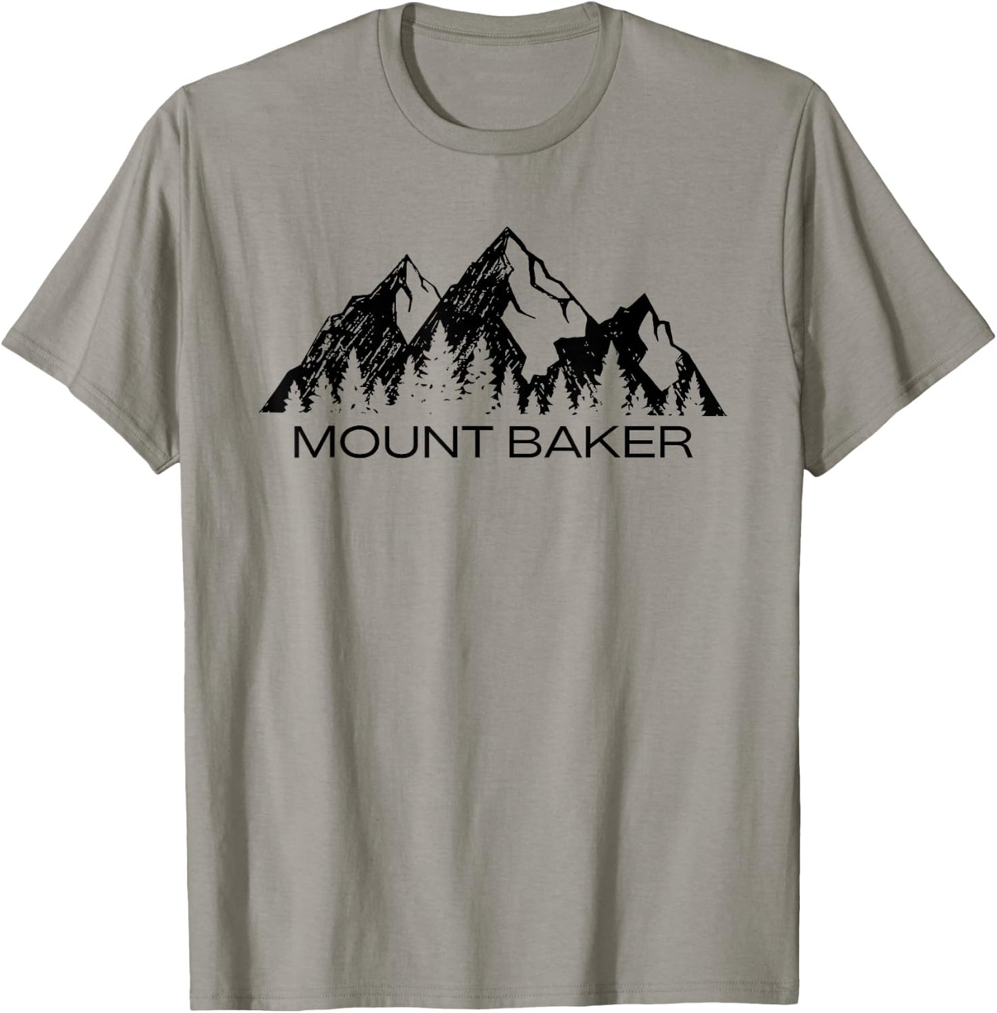 Mount Baker | Mt Baker Cascade Mountains Washington Gift T-Shirt - T-Shirt | Sand