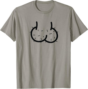 Funny Inappropriate - Ballsack T-Shirt - T-Shirt | Sand