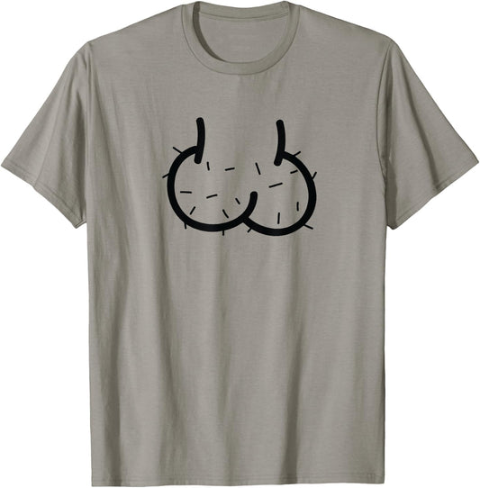 Funny Inappropriate - Ballsack T-Shirt - T-Shirt | Sand