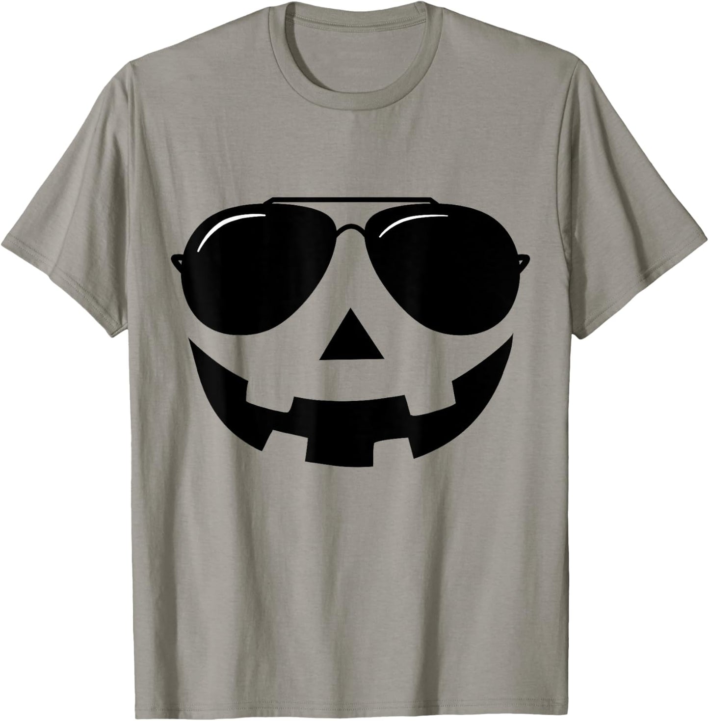 Jack O Lantern pumpkin face sunglasses halloween costume T-Shirt - T-Shirt | Sand