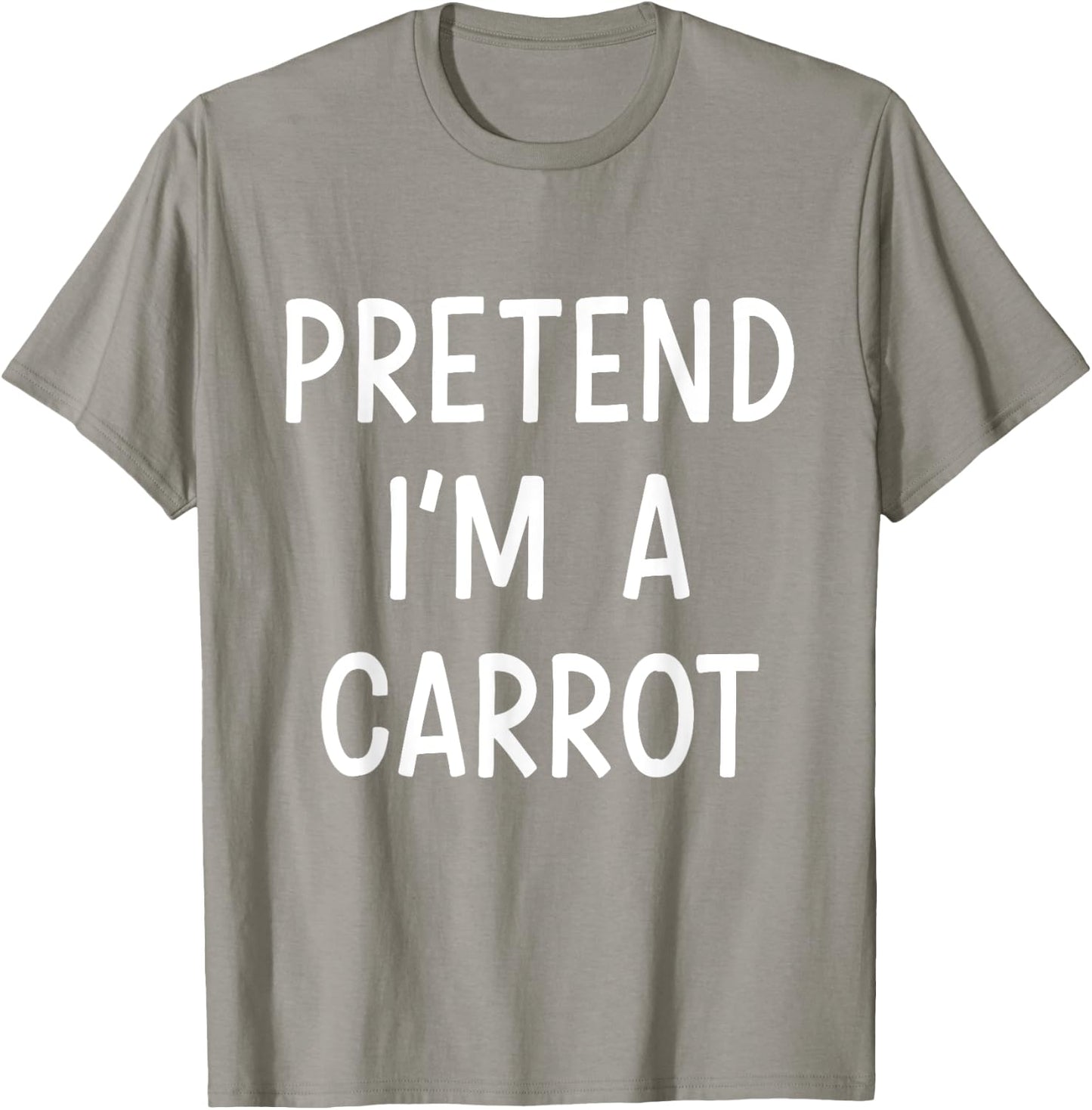 Pretend Im a carrot easy lazy costume for halloween party T-Shirt - T-Shirt | Sand