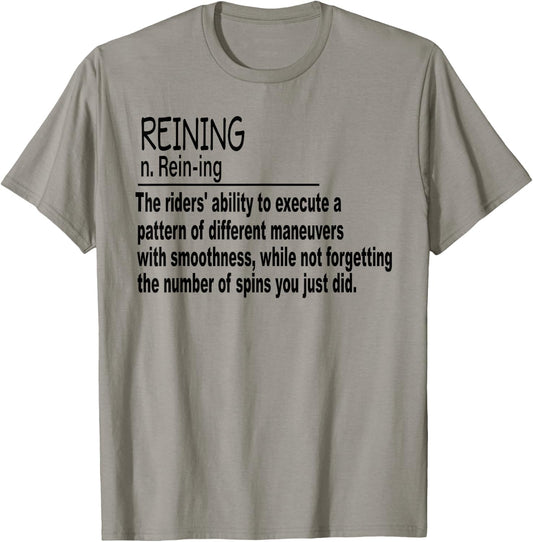 Reining Horse Show Women Girls T-Shirt - T-Shirt | Sand