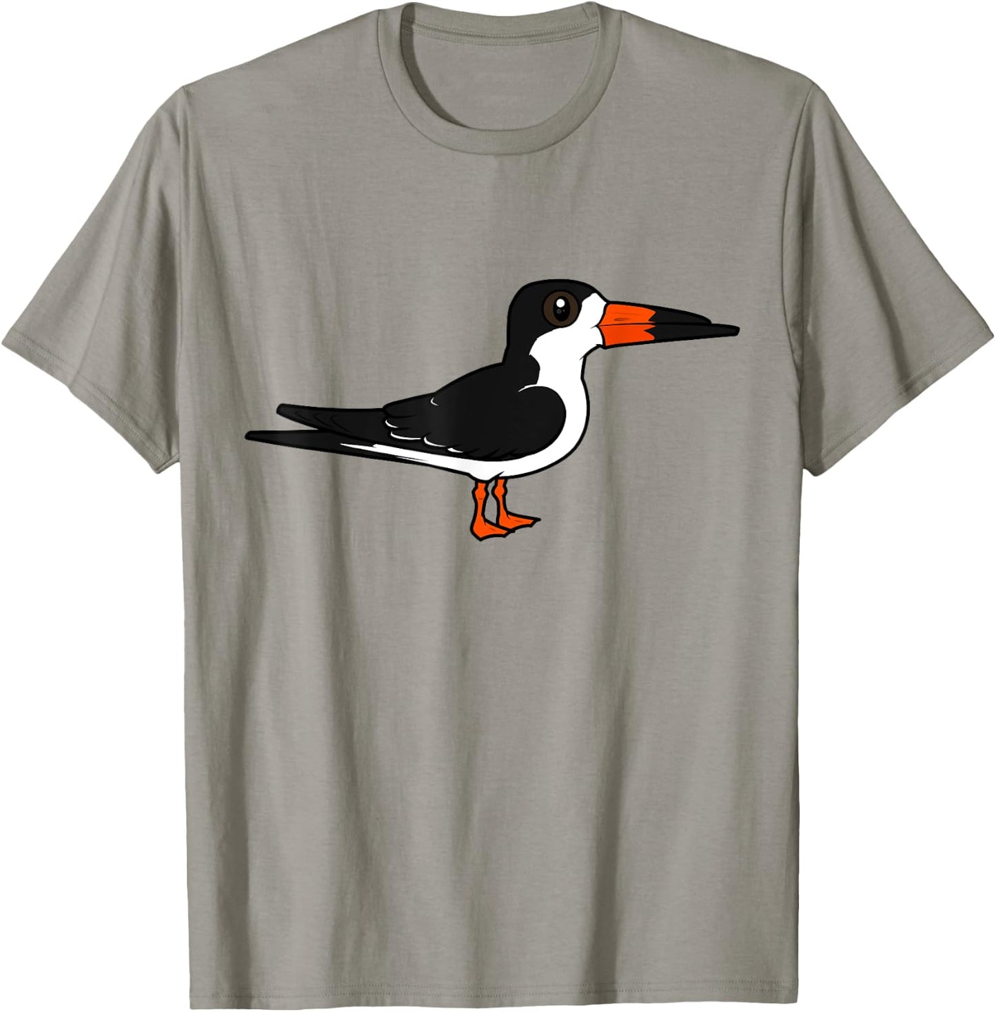 Cute Cartoon Black Skimmer Unique Shorebird Birdorable Bird T-Shirt - T-Shirt | Sand