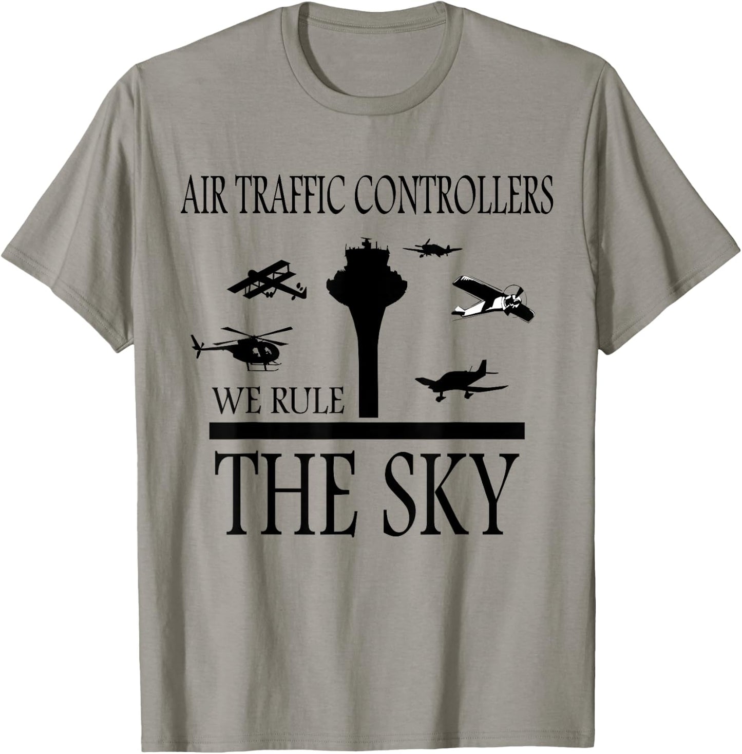 Aviation Air Traffic Controller ATC T-Shirt - T-Shirt | Sand