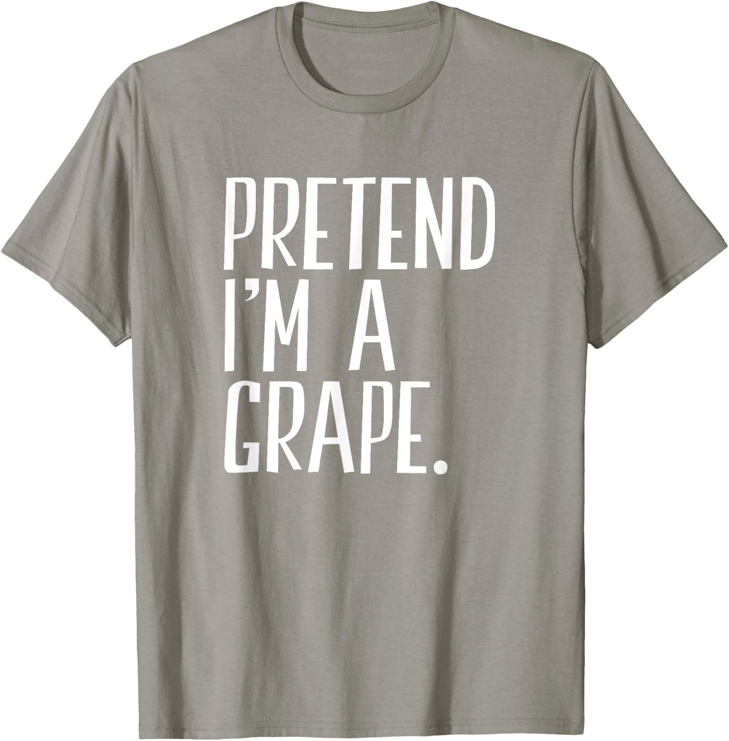Pretend I'm A Grape Funny Halloween Party T-Shirt - T-Shirt | Sand