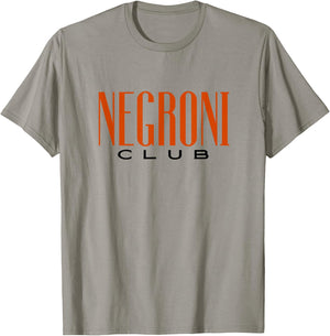 Negroni Club | Classic Gin Vermouth Cocktail Drink & Team T-Shirt - T-Shirt | Sand