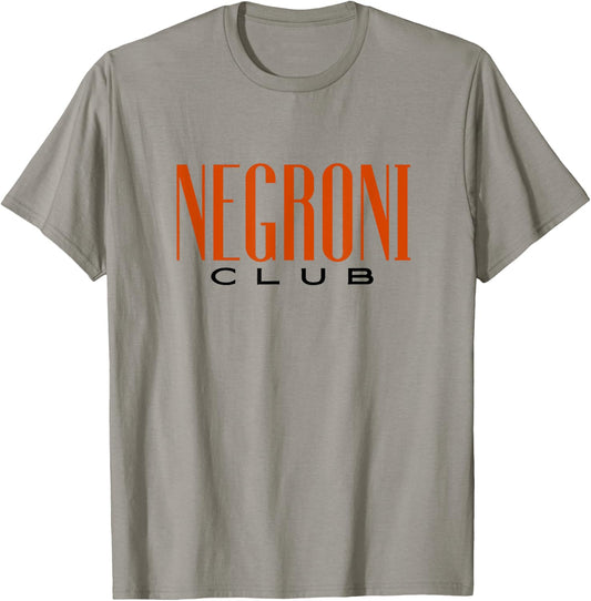 Negroni Club | Classic Gin Vermouth Cocktail Drink & Team T-Shirt - T-Shirt | Sand