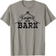 Raised in a Barn Ranching Horse Riding T-Shirt - T-Shirt | Sand