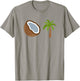 Coconut Tree Meme - Patriotic Kamala Statement USA Democrat T-Shirt - T-Shirt | Sand