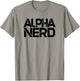 Alpha Nerd T-Shirt - T-Shirt | Sand