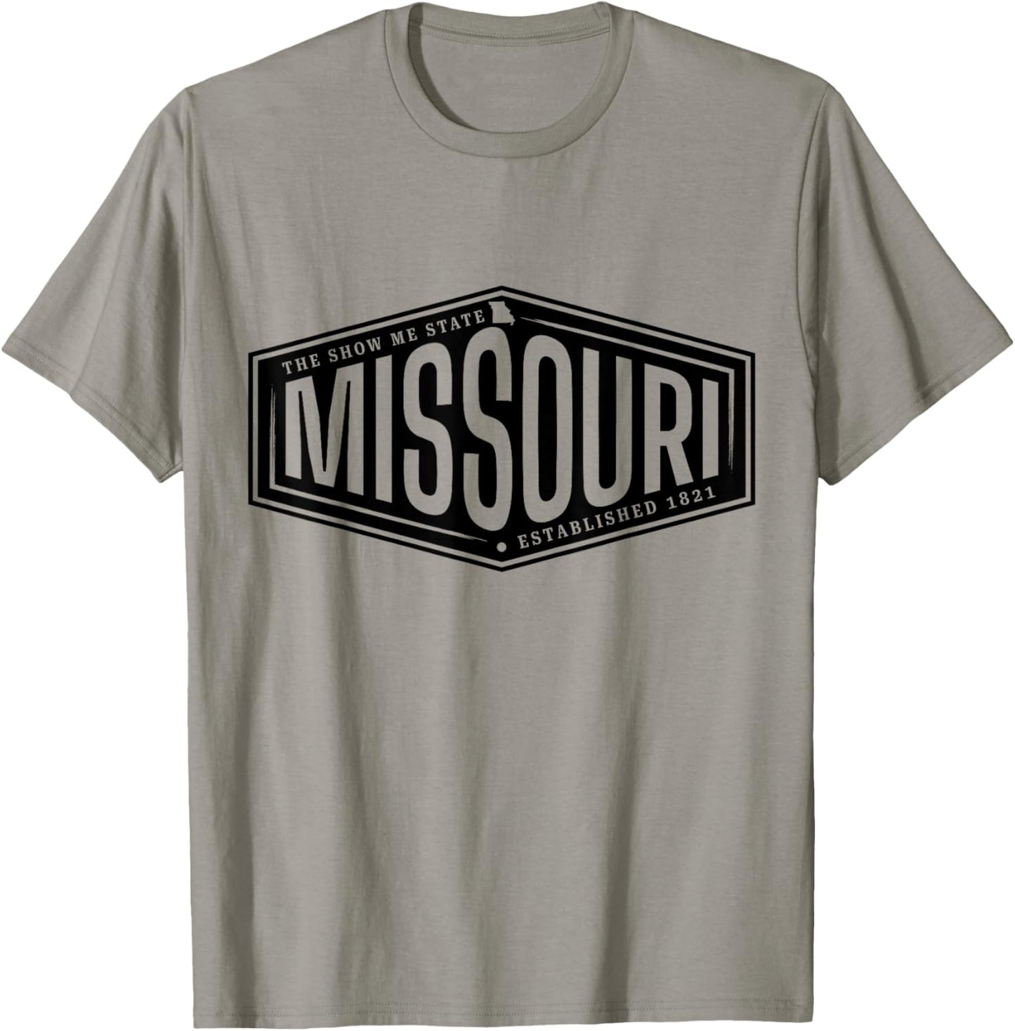 Missouri Show Me State US Est 1821 Travel Souvenir T-Shirt - T-Shirt | Sand