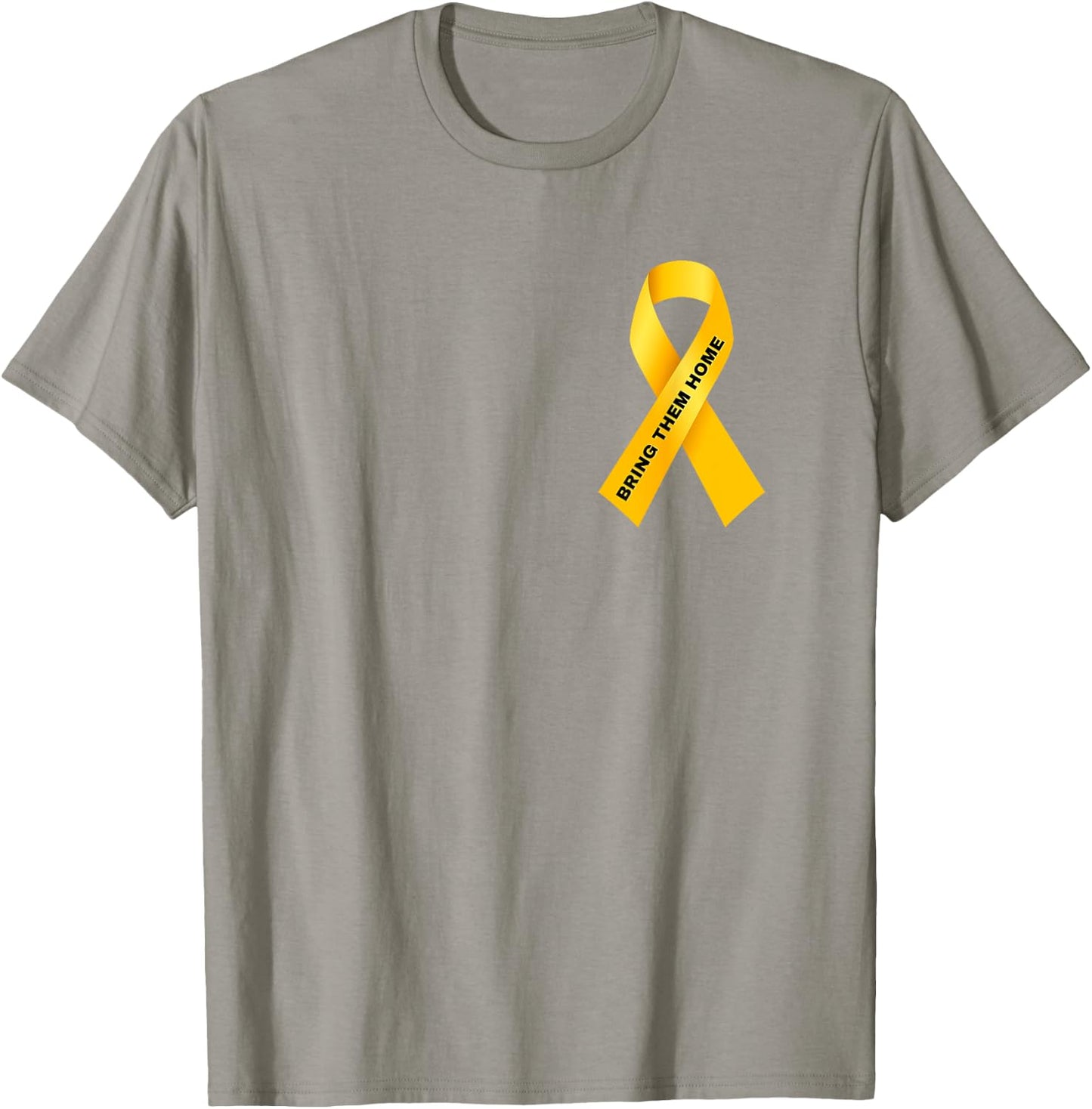 Bring them Home Now, Yellow Ribbon T-Shirt - T-Shirt | Sand