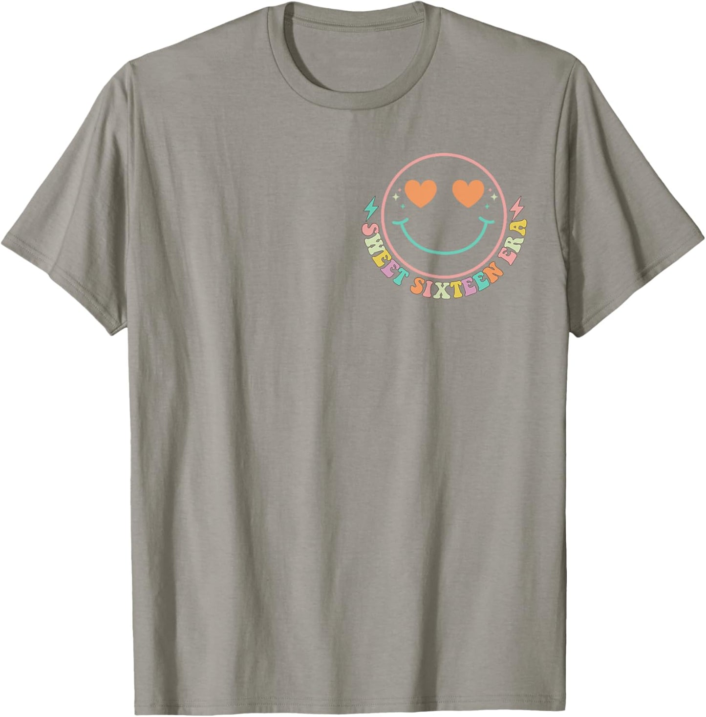 In My Sweet Sixteen Era Shirt 16th Birthday 2 Sided T-Shirt - T-Shirt | Sand
