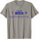 SALTY BITCH Funny Salted Butter Label Foodie Baking Memes T-Shirt - T-Shirt | Sand