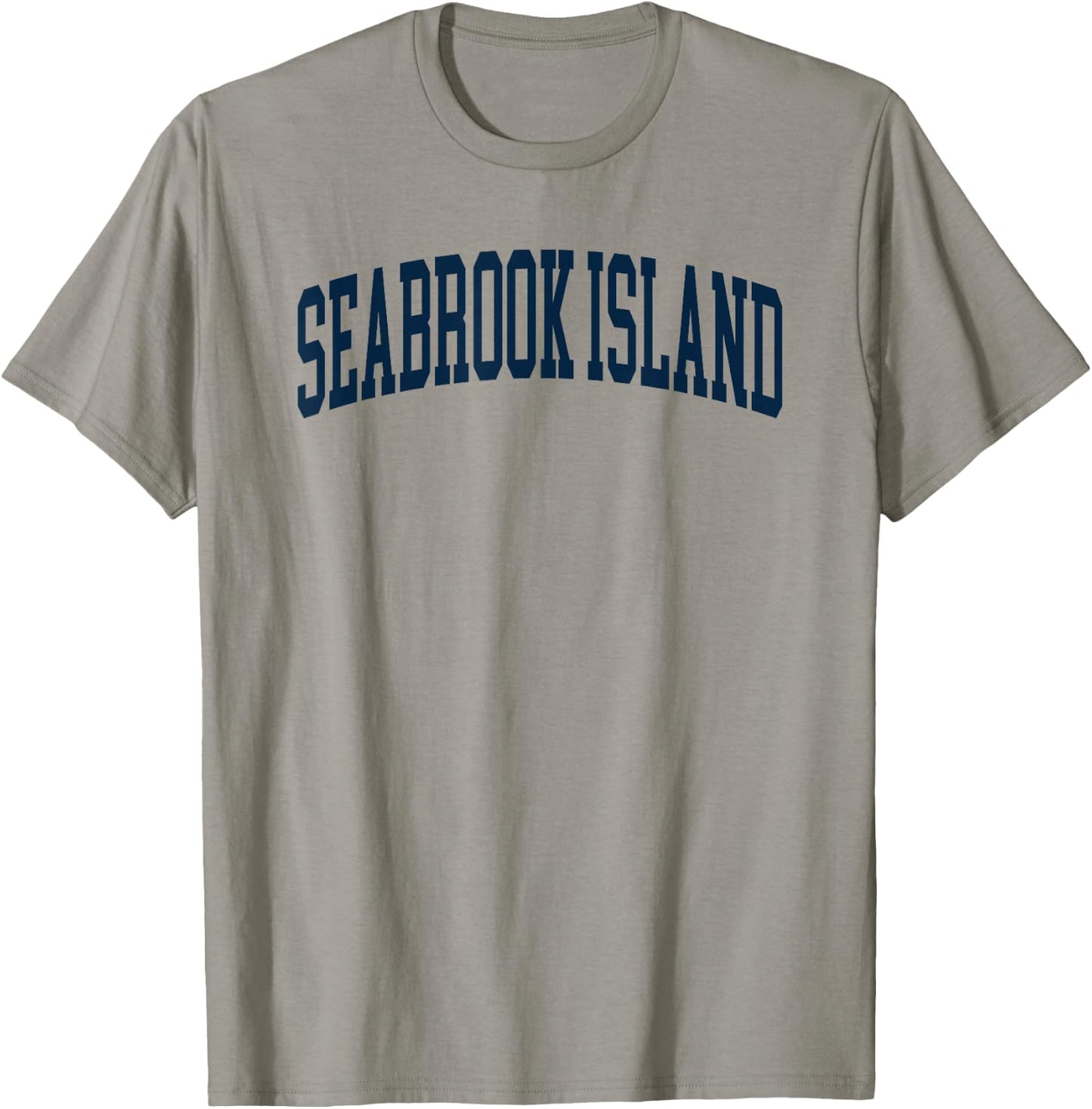 Seabrook Island South Carolina Retro Preppy Throwback T-Shirt - T-Shirt | Sand