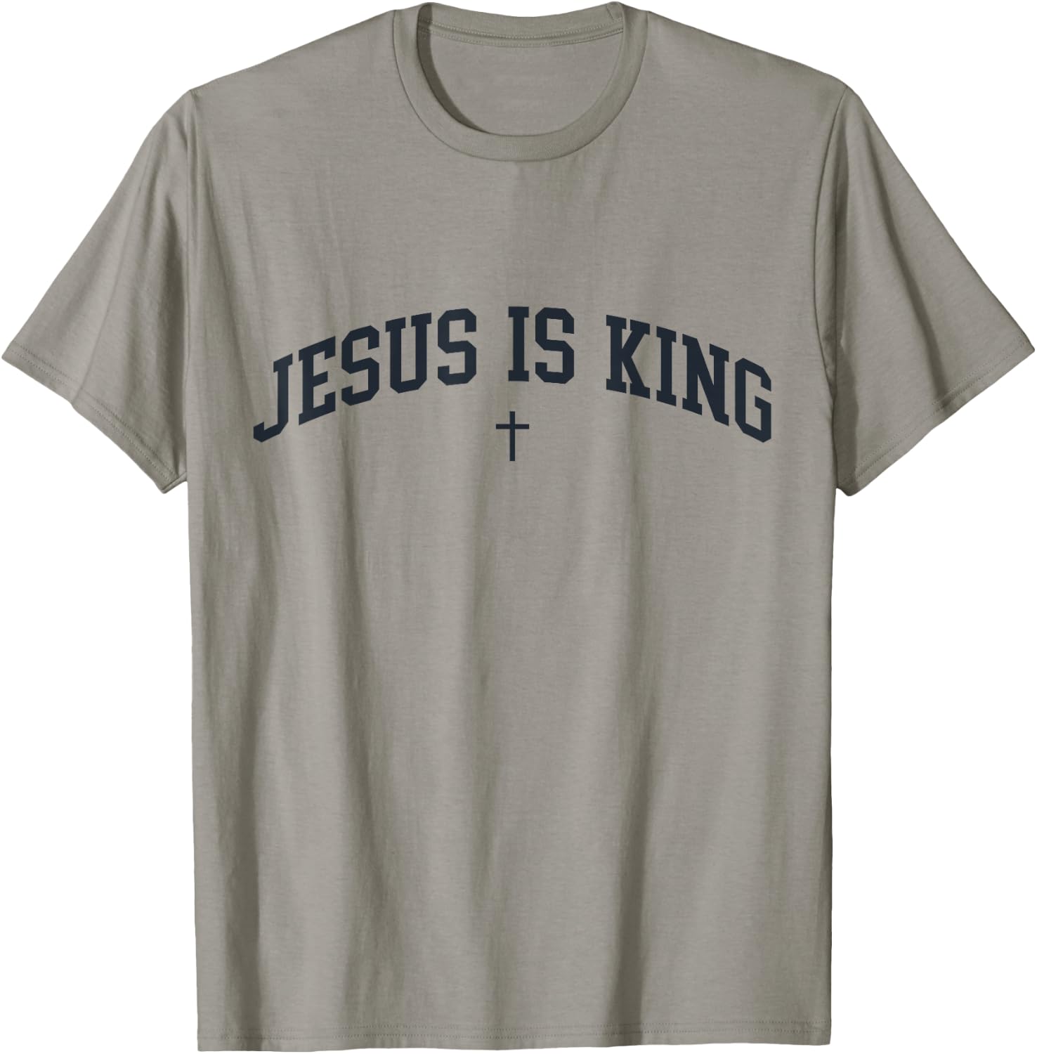 Jesus is King Trendy Preppy Aesthetic Christian Bible T-Shirt - T-Shirt | Sand