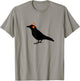 Headphones Headphones notes Raven Bird Hipster T-Shirt - T-Shirt | Sand