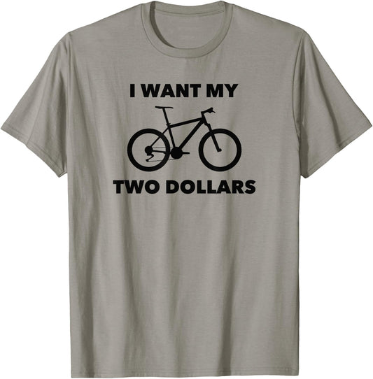 I Want My Two Dollars 2$ Movie Quote Retro 80s Vintage T-Shirt - T-Shirt | Sand
