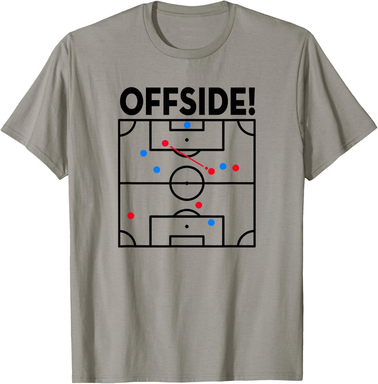 Soccer Fun Soccer Game Offside Rule T-Shirt - T-Shirt | Sand