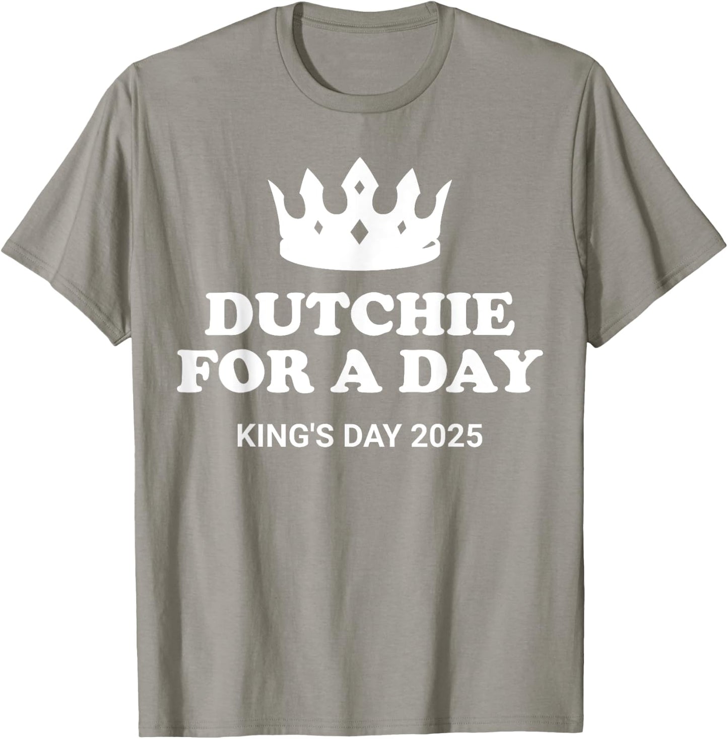 Dutch Koningsdag King's Day Funny 2025 T-Shirt - T-Shirt | Sand