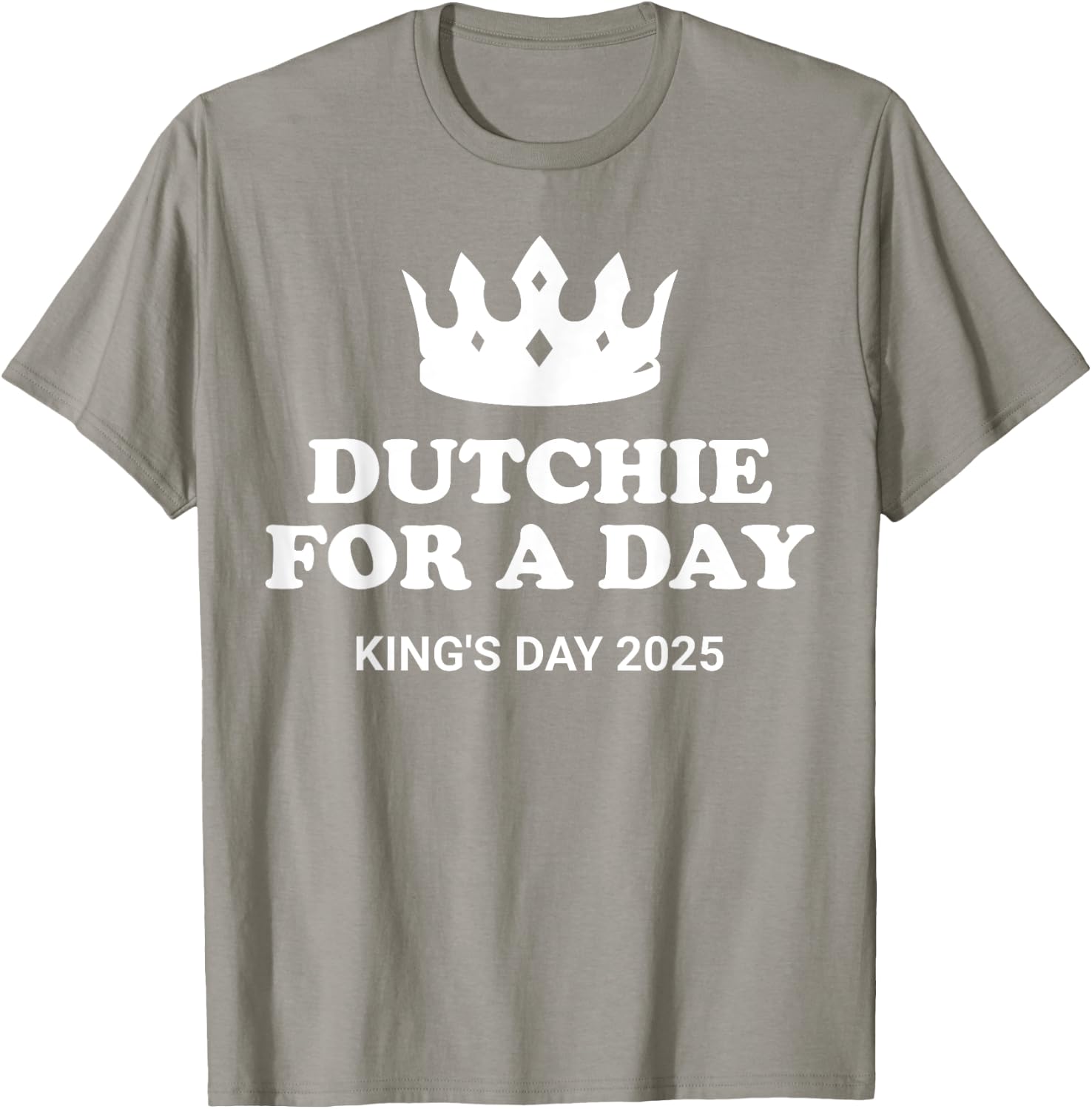 Dutch Koningsdag King's Day Funny 2025 T-Shirt - T-Shirt | Sand