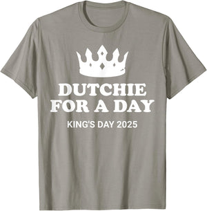 Dutch Koningsdag King's Day Funny 2025 T-Shirt - T-Shirt | Sand