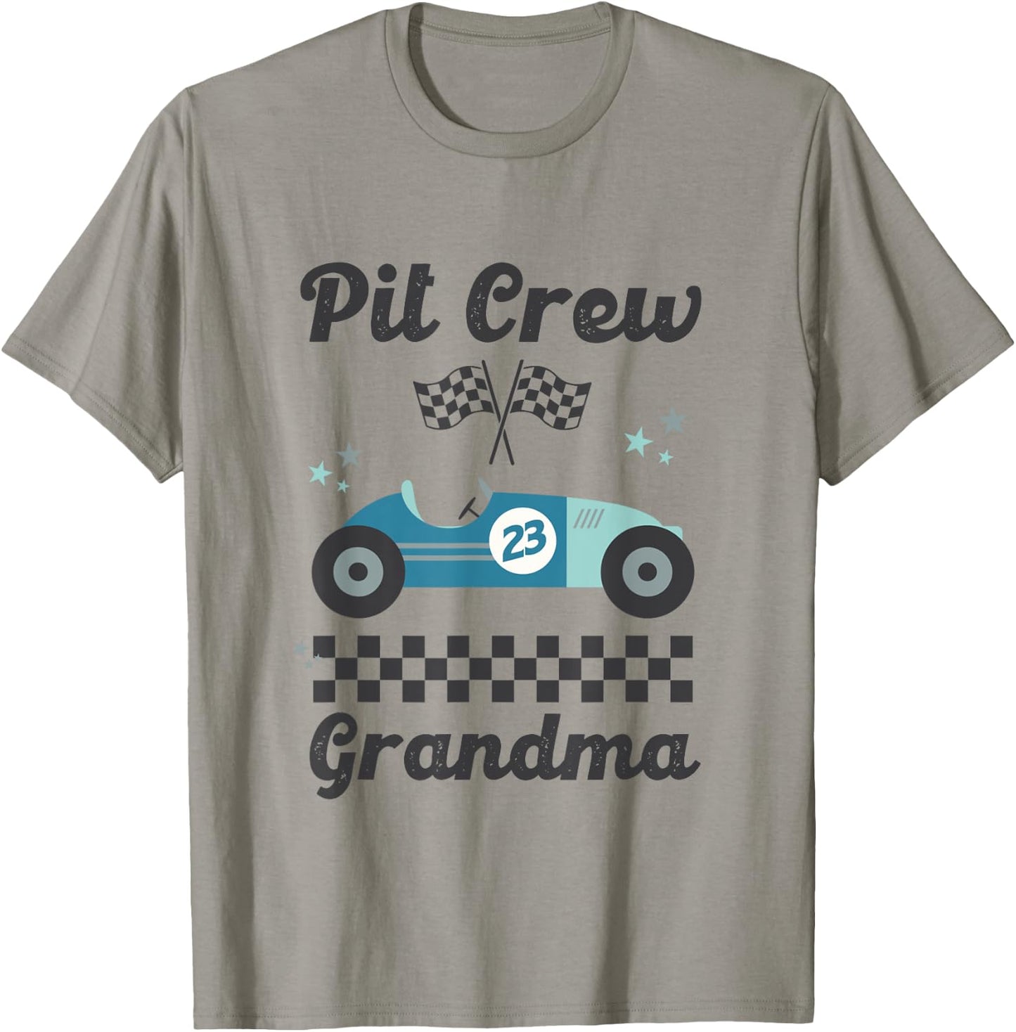 Pit Crew- Grandma T-Shirt - T-Shirt | Sand