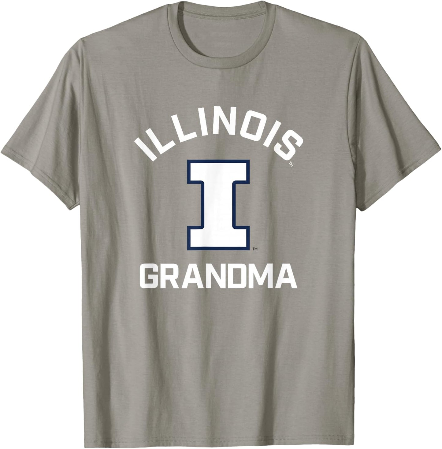 University of Illinois Fighting Illini Arched Grandma T-Shirt - T-Shirt | Sand