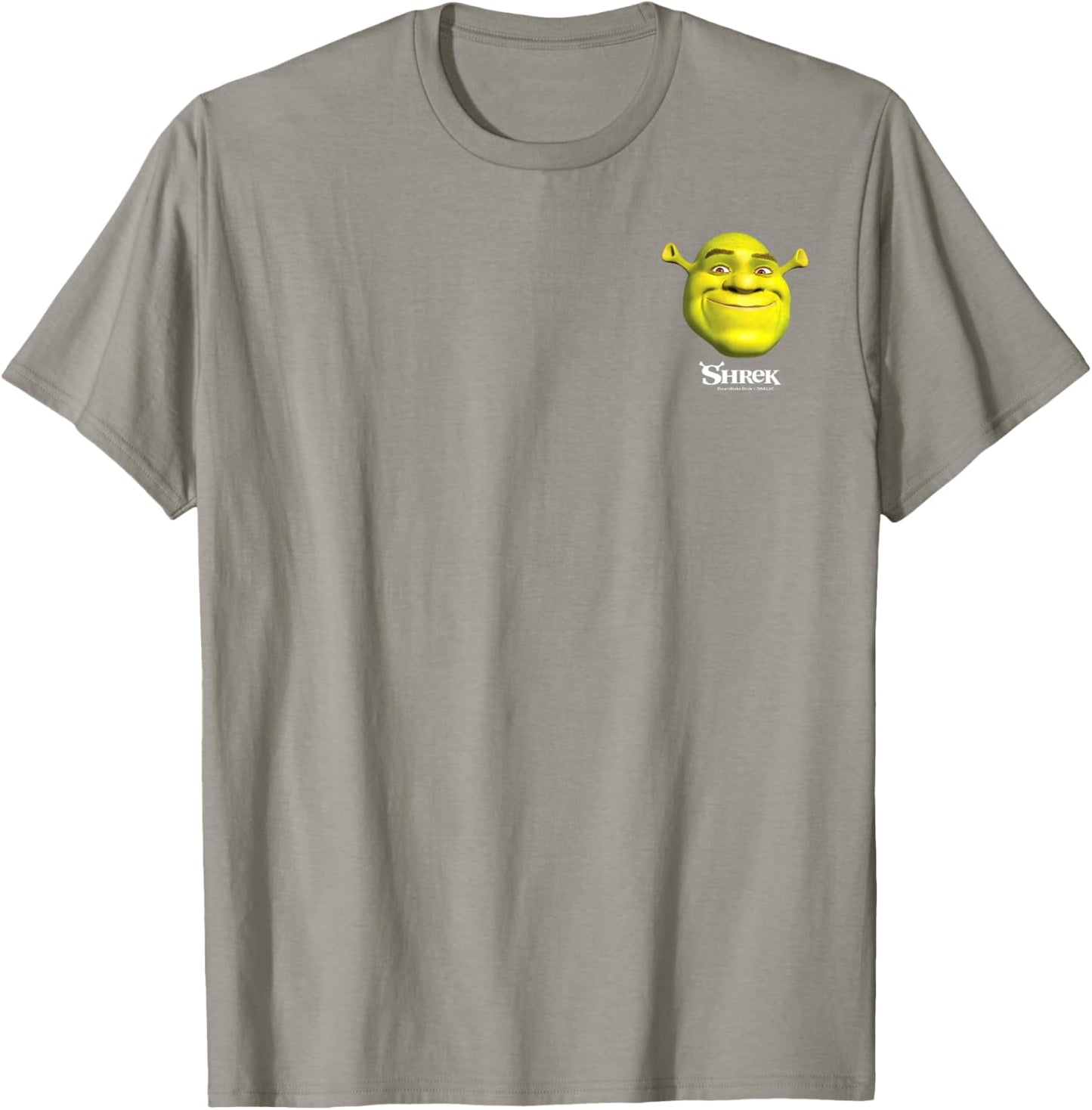Shrek Small Pocket Size Face Logo T-Shirt - T-Shirt | Sand